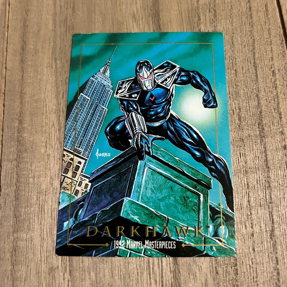 1992 Skybox Marvel Masterpieces Darkhawk #11 Trading Card